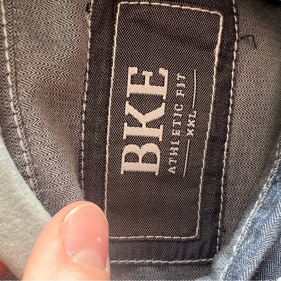 BKE Denim Button-Up Shirt - Picture 4 of 5